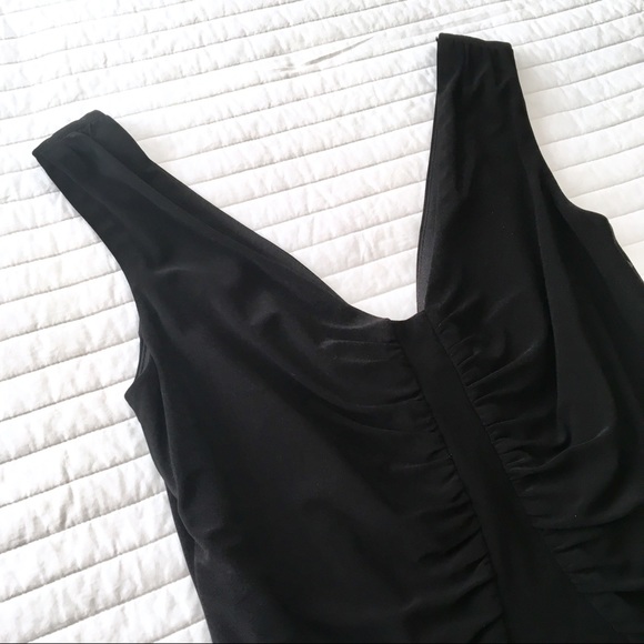 Laundry Shelli Segal Black Sleeveless Dress Sz 8P - Picture 5 of 8